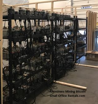 Antminers Mining Bitcoin